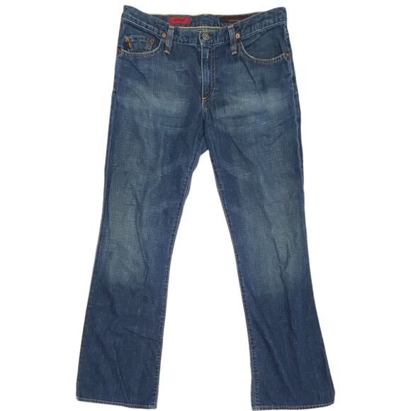 Adriano Goldschmied Bootcut Jeans The Angel Size 30 Made in USA Dark Blue Denim - Picture 1 of 8